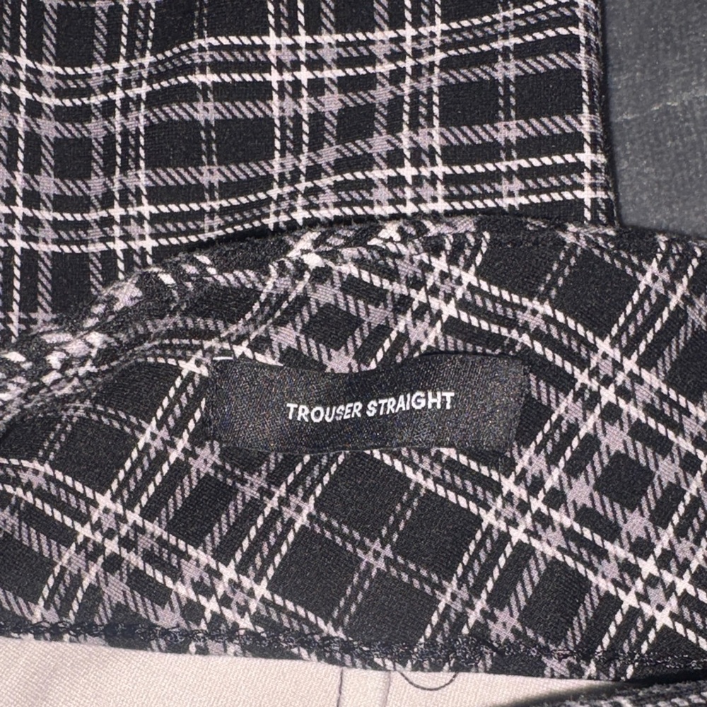 Studio by Torrid Monochrome Plaid Trousers - Straight - Picture 3 of 11